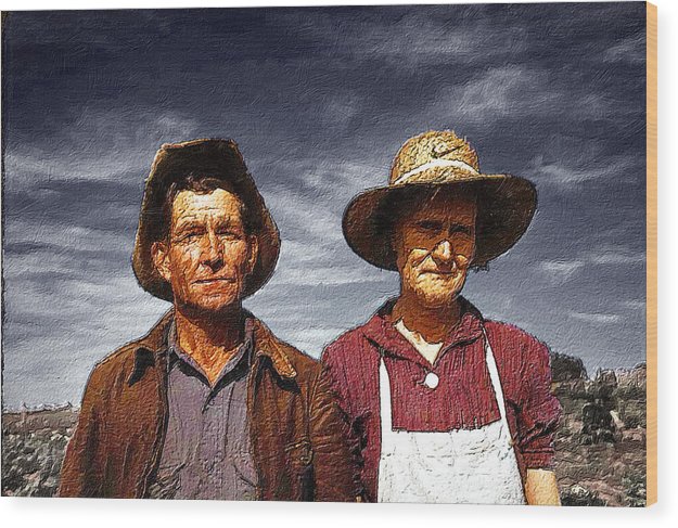 Amerikan Gothik - Wood Print