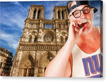 An American In Paris Notre Dame - Canvas Print