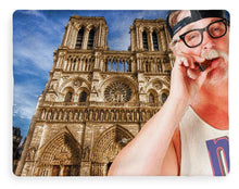 An American In Paris Notre Dame - Blanket