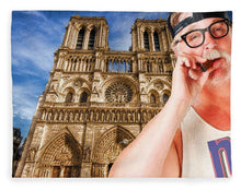 An American In Paris Notre Dame - Blanket