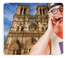 An American In Paris Notre Dame - Blanket