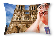 An American In Paris Notre Dame - Throw Pillow