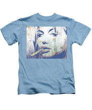 Silver Screen Angelina Jolie Smoking - Kids T-Shirt