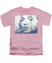 Silver Screen Angelina Jolie Smoking - Kids T-Shirt