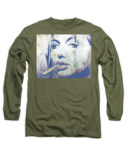 Silver Screen Angelina Jolie Smoking - Long Sleeve T-Shirt
