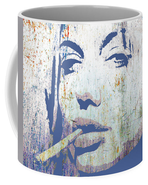 Silver Screen Angelina Jolie Smoking - Mug