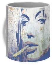 Silver Screen Angelina Jolie Smoking - Mug