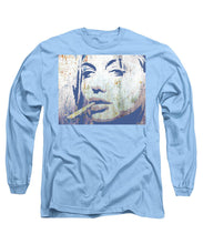 Silver Screen Angelina Jolie Smoking - Long Sleeve T-Shirt