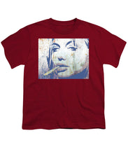 Silver Screen Angelina Jolie Smoking - Youth T-Shirt