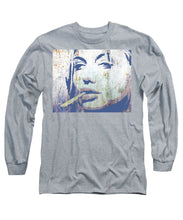 Silver Screen Angelina Jolie Smoking - Long Sleeve T-Shirt