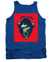 Ape Loves Music With Headphones - Tank Top Tank Top Pixels Royal Small 
