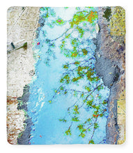 Aqua Metallic Clear - Blanket