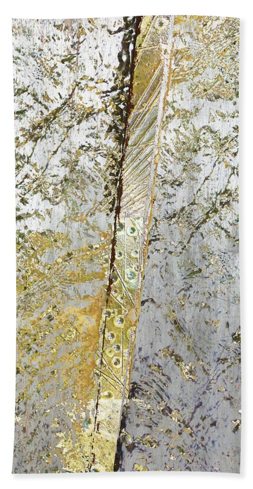 Aqua Metallic Series Gold Rush - Bath Towel