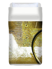 Aqua Metallic Series Bent - Duvet Cover