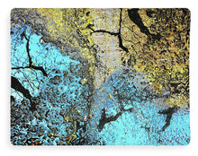 Aqua Metallic Series Blue - Blanket