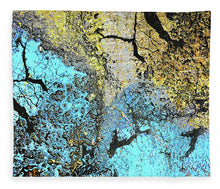 Aqua Metallic Series Blue - Blanket