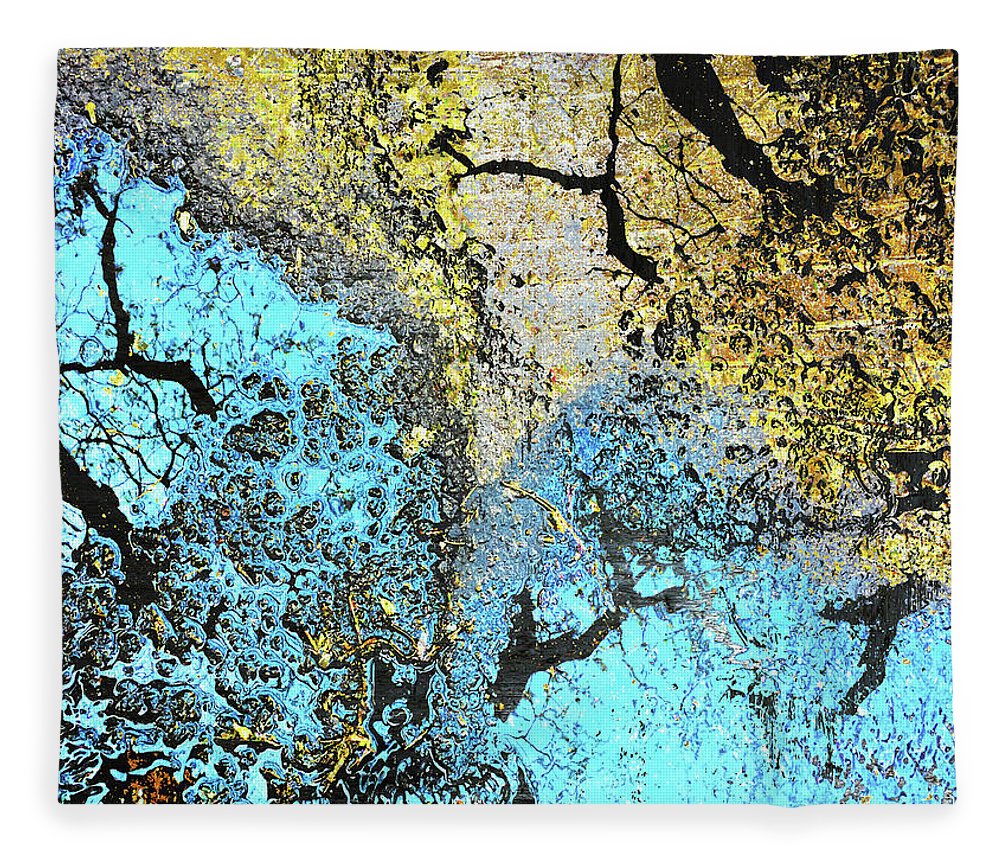 Aqua Metallic Series Blue - Blanket