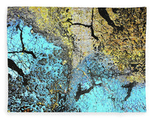 Aqua Metallic Series Blue - Blanket