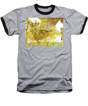 Aqua Metallic Series Border - Baseball T-Shirt