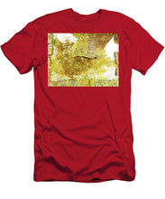 Aqua Metallic Series Border - Men's T-Shirt (Athletic Fit)