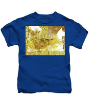 Aqua Metallic Series Border - Kids T-Shirt