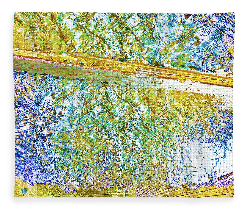 Aqua Metallic Series Cool - Blanket