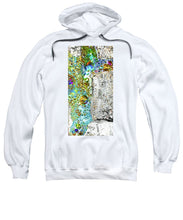 Aqua Metallic Series Crucifix - Sweatshirt