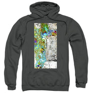 Aqua Metallic Series Crucifix - Sweatshirt
