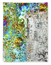 Aqua Metallic Series Crucifix - Blanket