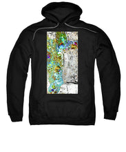 Aqua Metallic Series Crucifix - Sweatshirt