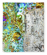 Aqua Metallic Series Crucifix - Blanket