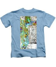 Aqua Metallic Series Crucifix - Kids T-Shirt