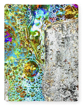 Aqua Metallic Series Crucifix - Blanket