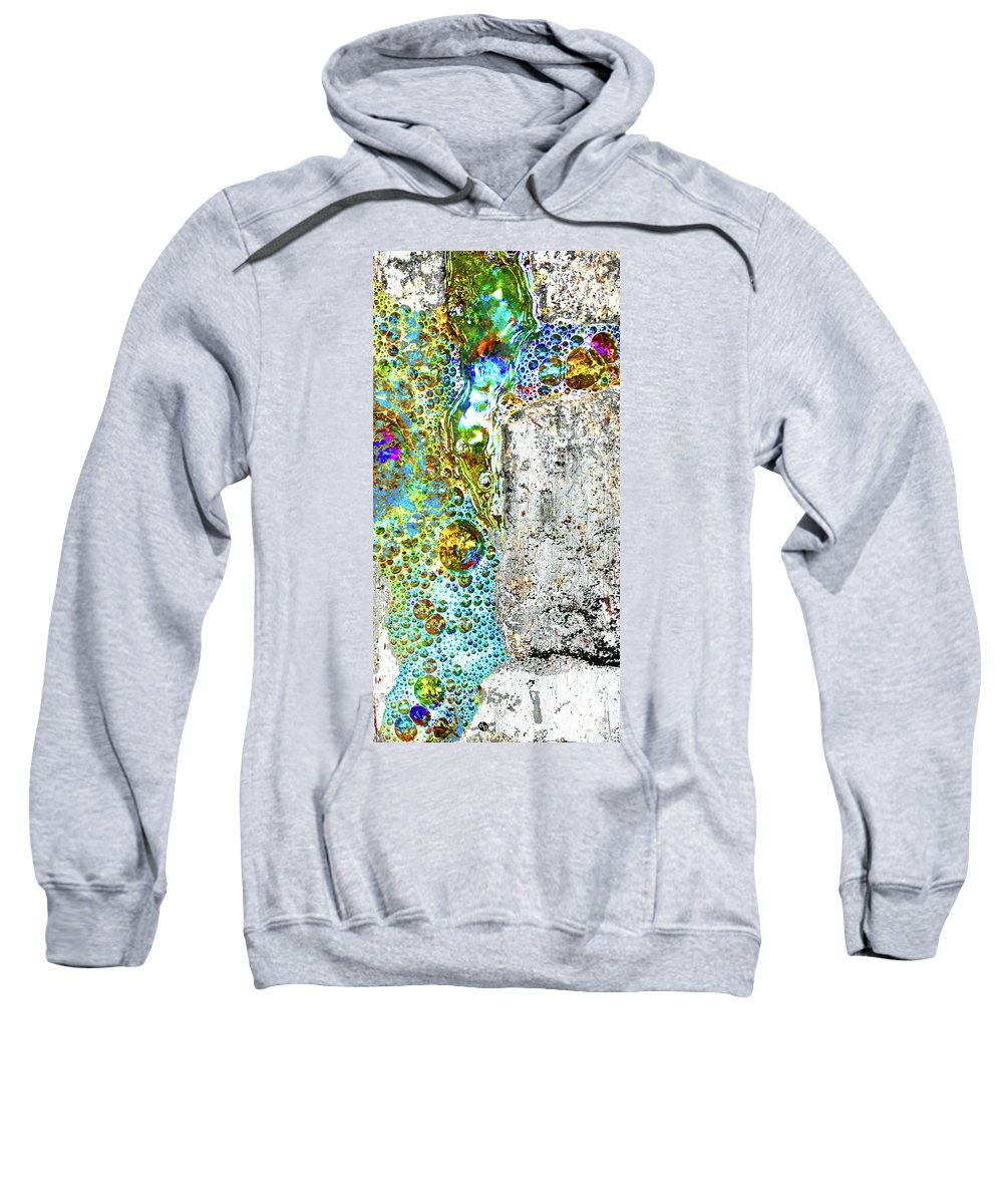 Aqua Metallic Series Crucifix - Sweatshirt