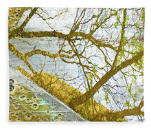 Aqua Metallic Series Lightning - Blanket