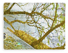 Aqua Metallic Series Lightning - Blanket