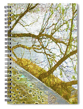 Aqua Metallic Series Lightning - Spiral Notebook