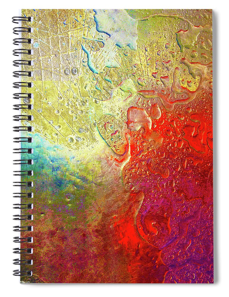 Aqua Metallic Series Rainbow - Spiral Notebook
