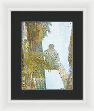 Aqua Metallic Series Self - Framed Print