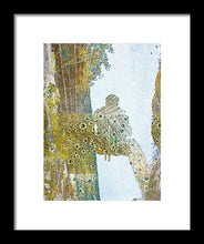 Aqua Metallic Series Self - Framed Print