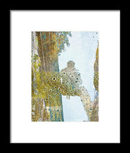 Aqua Metallic Series Self - Framed Print