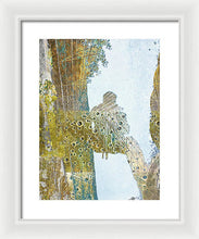 Aqua Metallic Series Self - Framed Print