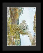 Aqua Metallic Series Self - Framed Print