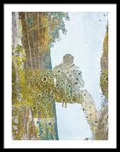 Aqua Metallic Series Self - Framed Print