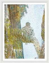 Aqua Metallic Series Self - Framed Print