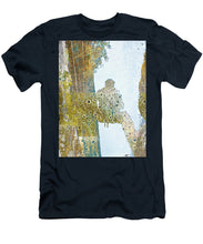 Aqua Metallic Series Self - Men's T-Shirt (Athletic Fit)