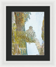 Aqua Metallic Series Self - Framed Print