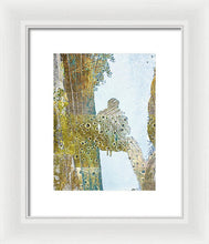 Aqua Metallic Series Self - Framed Print