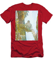 Aqua Metallic Series Self - Men's T-Shirt (Athletic Fit)