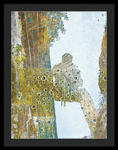 Aqua Metallic Series Self - Framed Print